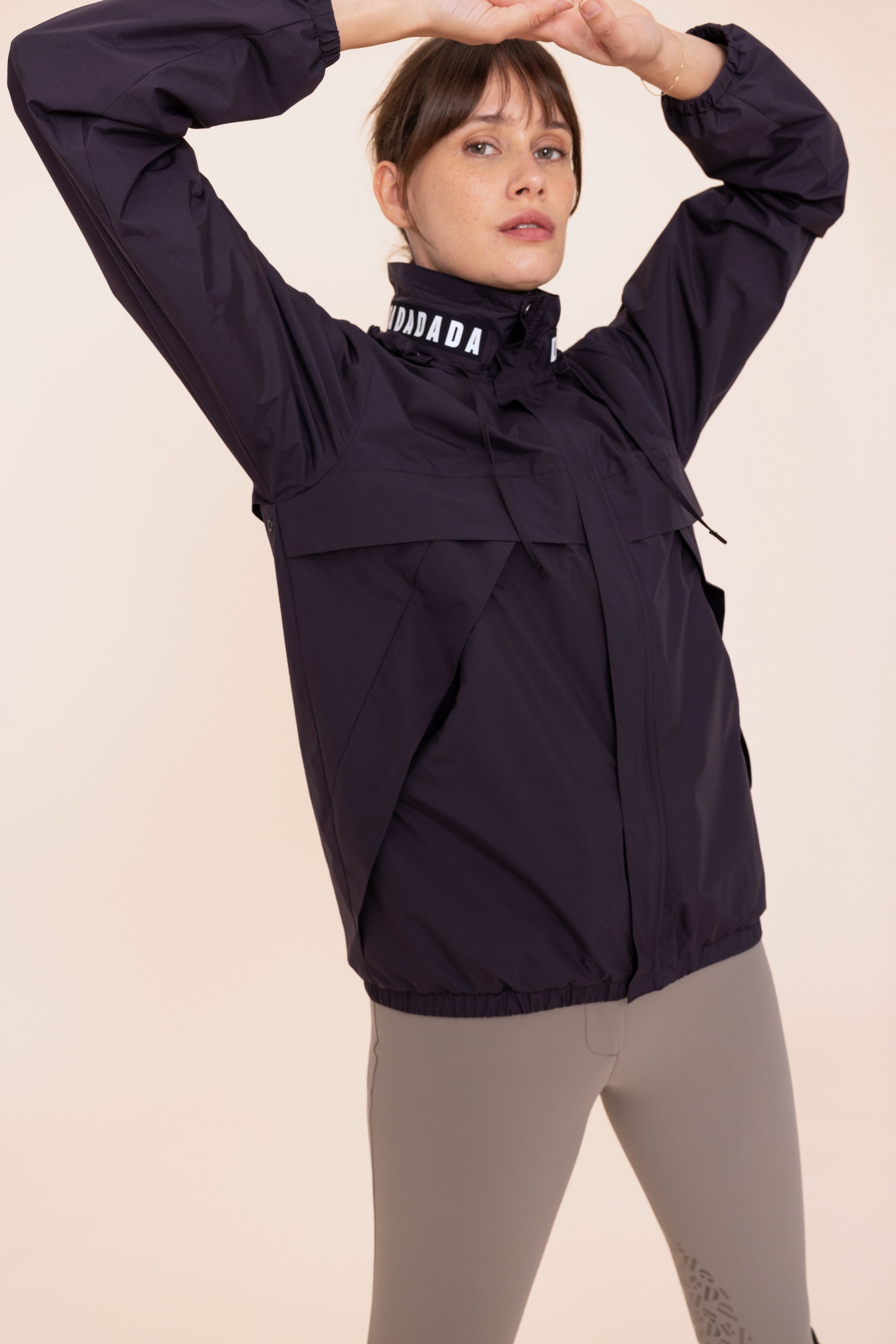Unisex Apache Rain Jacket in Plum