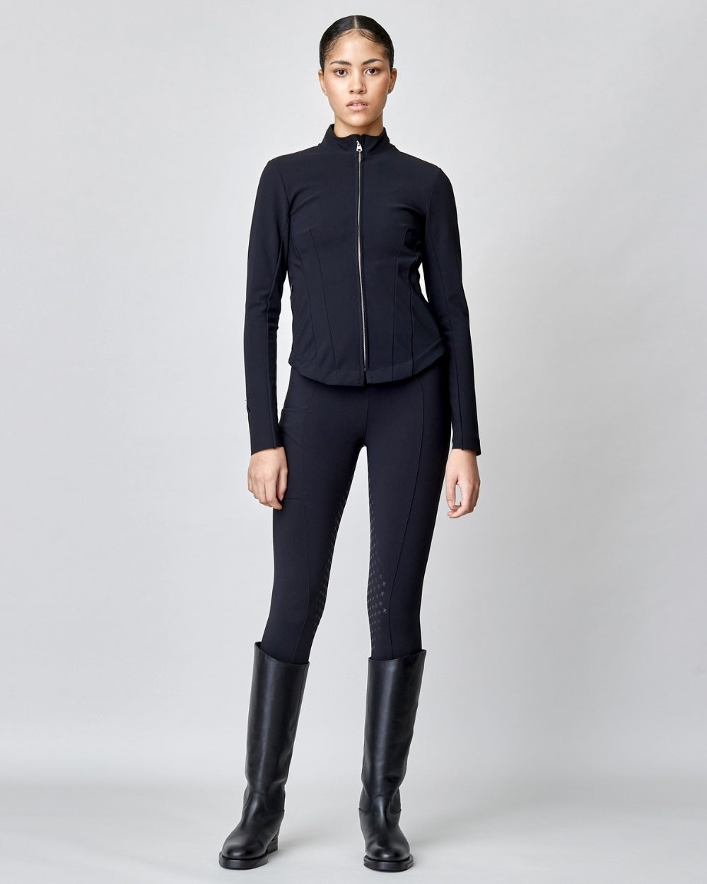 Signature Riding Jacket in Black