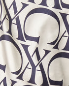 Monogram Silk Scarf in Tan