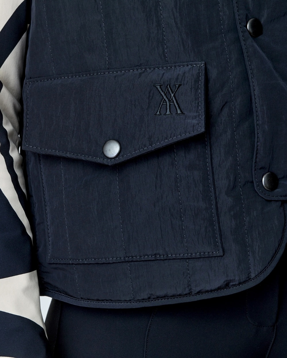 Quilted Riding Vest in Black