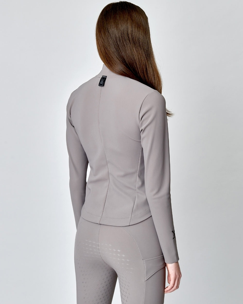 Signature Riding Jacket in Taupe