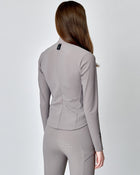 Signature Riding Jacket in Taupe