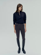Unisex Albe Long Sleeve Technical Shirt in Black
