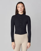 AirTech Full Zip Long Sleeve Top in Black
