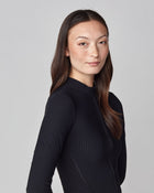 AirTech Full Zip Long Sleeve Top in Black