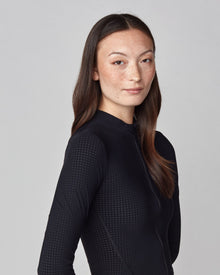 AirTech Full Zip Long Sleeve Top in Black