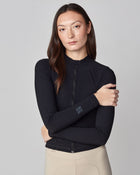 AirTech Full Zip Long Sleeve Top in Black