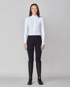 AirTech Full Zip Long Sleeve Top in White