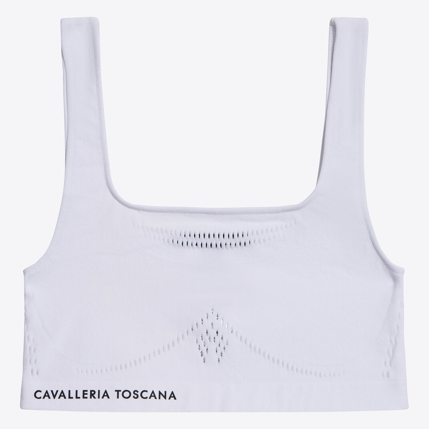 Technical Knit Training Sports Bra in White