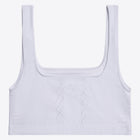 Technical Knit Training Sports Bra in White