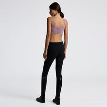 Technical Knit Training Sports Bra in Grape Shake