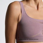 Technical Knit Training Sports Bra in Grape Shake