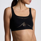 Technical Knit Training Sports Bra in Black