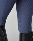 High-Rise Compression Breeches in Slate Blue