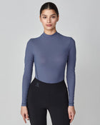 Lightweight Long Sleeve Top in Slate Blue
