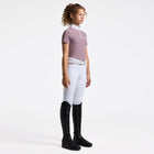 Girl's Jersey Short Sleeve Show Shirt in Grape Shake