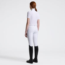 American Perforated Short Sleeve Show Shirt in White