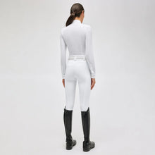 Tech Piquet Long Sleeve Show Shirt in White