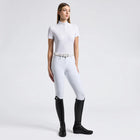 Jersey Short Sleeve Show Shirt in White