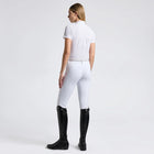 Jersey Short Sleeve Show Shirt in White