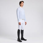 Guibert Oxford Long Sleeve Show Shirt in Blue