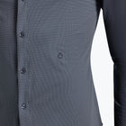 Guibert Oxford Long Sleeve Show Shirt in Slate Blue