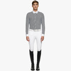 Guibert Oxford Long Sleeve Show Shirt in Black/White