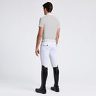 Heat-Sealed Short Sleeve Show Shirt in Light Grey