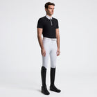 Jersey Short Sleeve with Pocket Show Shirt in Black