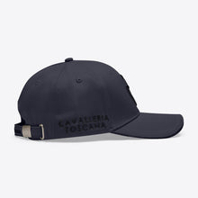 Cotton Cap with an Embroidered Logo in Dark Grey/Black