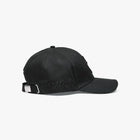 Cotton Cap with an Embroidered Logo in Black