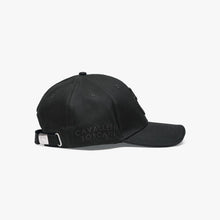 Cotton Cap with an Embroidered Logo in Black