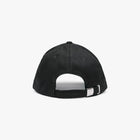 Cotton Cap with an Embroidered Logo in Black