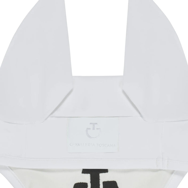 Lightweight Jersey Ear Bonnet in White