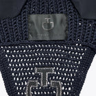 Lightweight Crochet Ear Bonnet in Navy