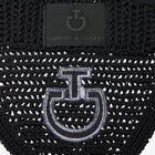 Lightweight Crochet Ear Bonnet in Black
