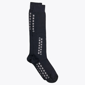 Block Socks in Navy