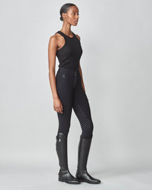 Compression Performance Breeches in Black