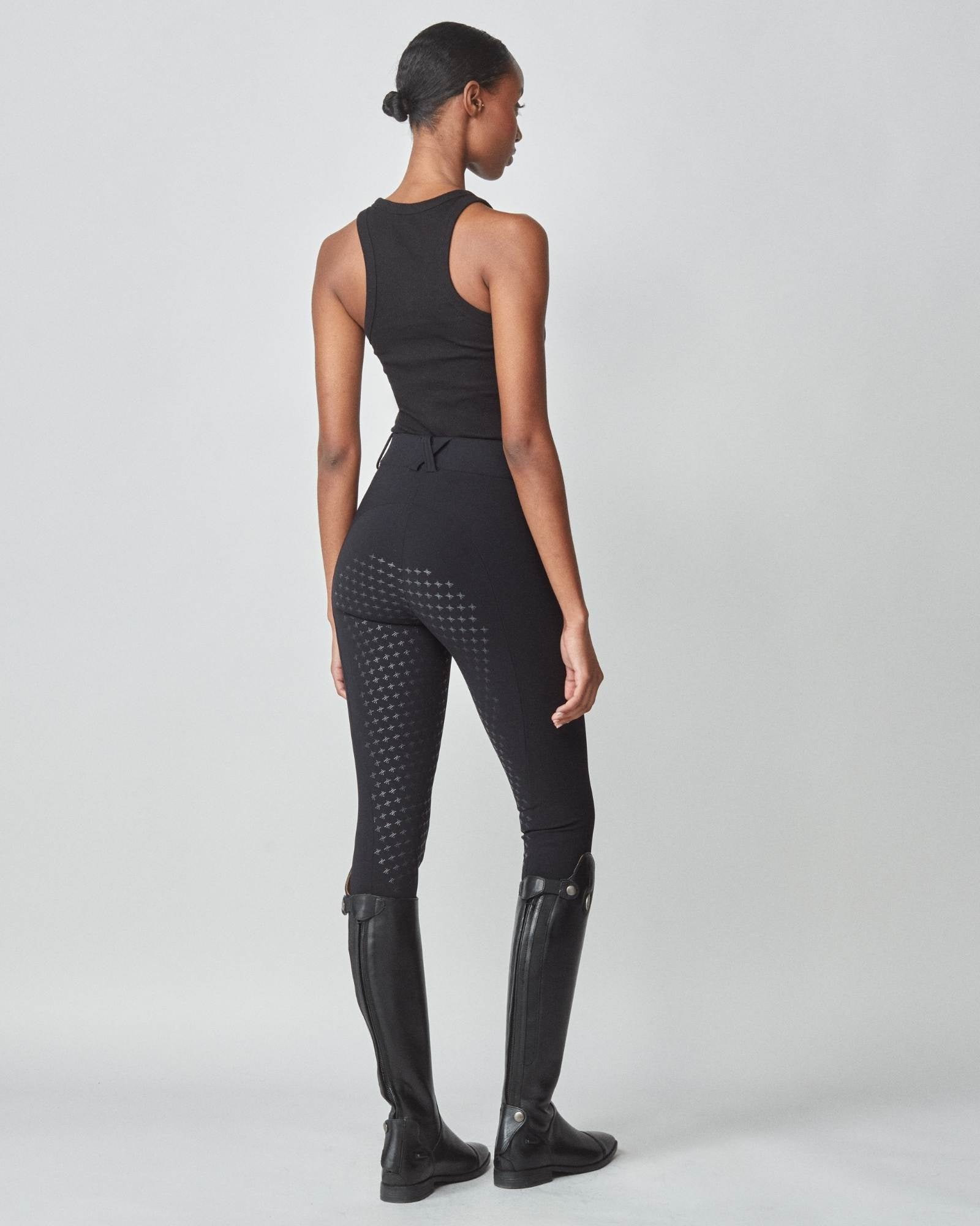 Compression Performance Breeches in Black