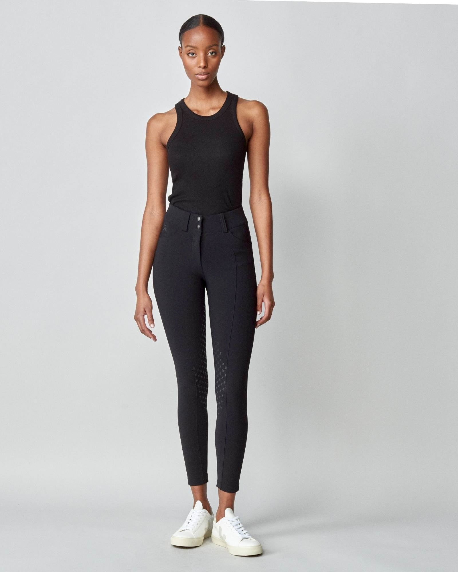 Compression Performance Breeches in Black