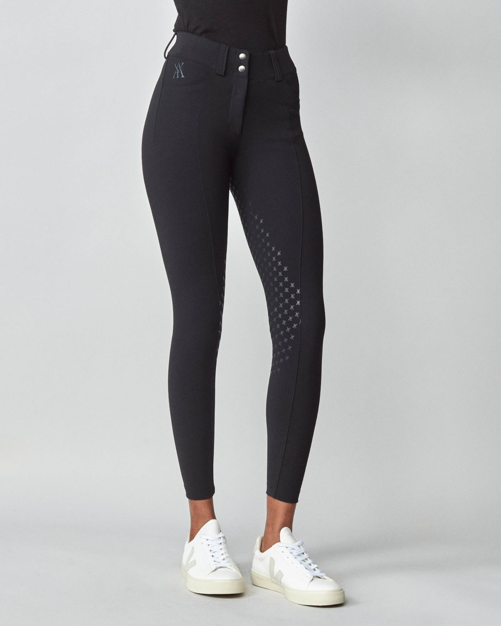 Compression Performance Breeches in Black