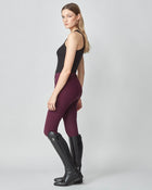 Compression Performance Breeches in Burgundy