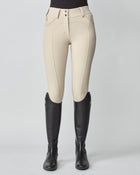 Compression Performance Breeches in Tan