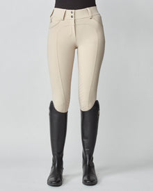 Compression Performance Breeches in Tan
