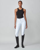 Compression Performance Breeches in White