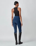 Compression Pull-On Riding Breeches in Navy