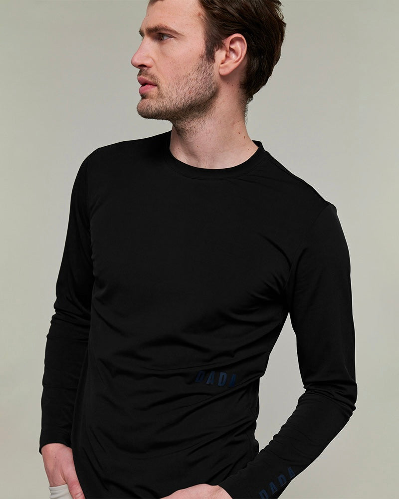 Fellow Long Sleeve Technical Shirt in Black