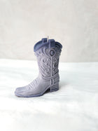 Cowboy Boot Candle in Weathered Sky