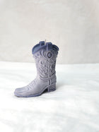 Cowboy Boot Candle in Weathered Sky