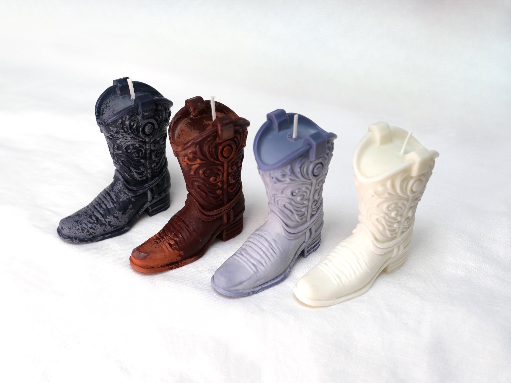 Cowboy Boot Candle in Heritage Brown